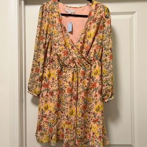 Loft Chiffon Mini Dress